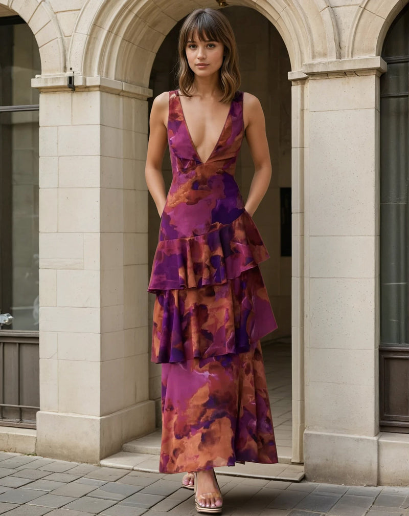 Vestido Sofía™  | Movimiento y elegancia floral en cada paso