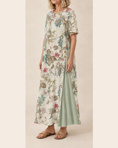 María™ | Vestido elegante y casual de lino