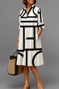Vestido Elena™ | Vestido midi delicado de estilo elegante