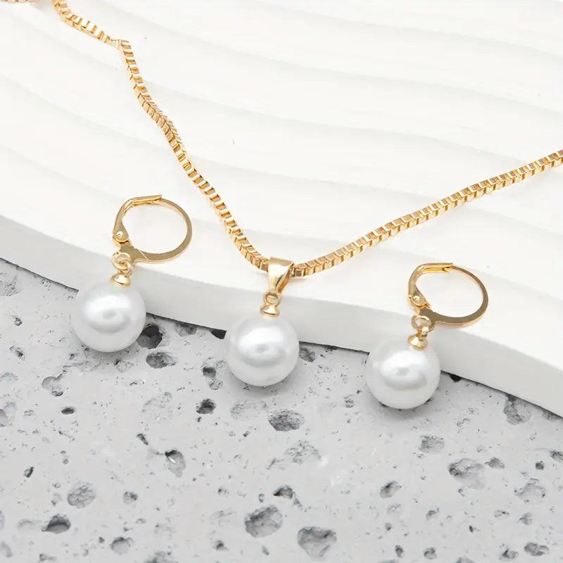 Ensemble de bijoux élégants avec perles