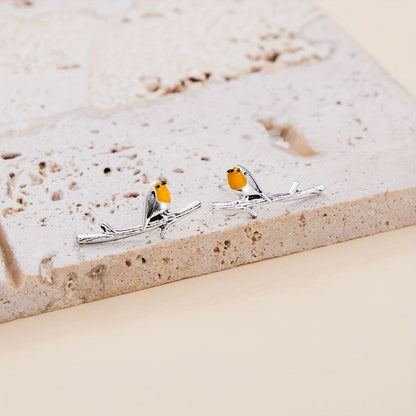 Boucles d'oreilles Cartoon Oiseau
