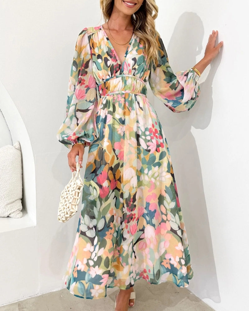 Celia™ | Vestido Femenino con Motivo Floral