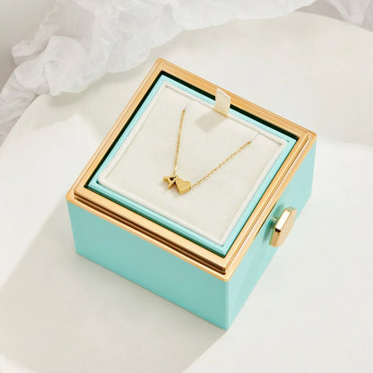 Collier Initial Intemporel avec Pendentif en Cœur