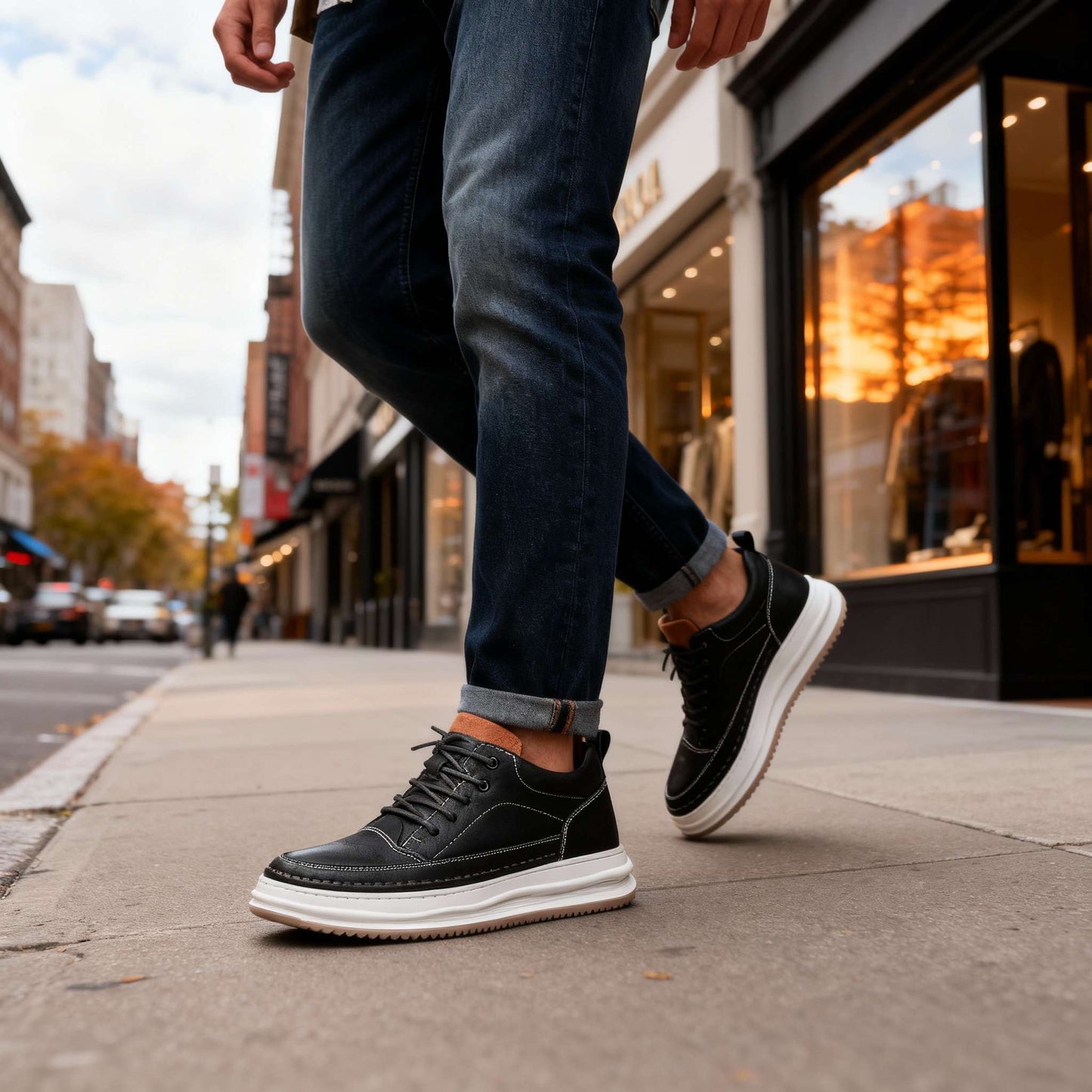 Roberto™ – Zapatillas de Cuero Sintético Premium
