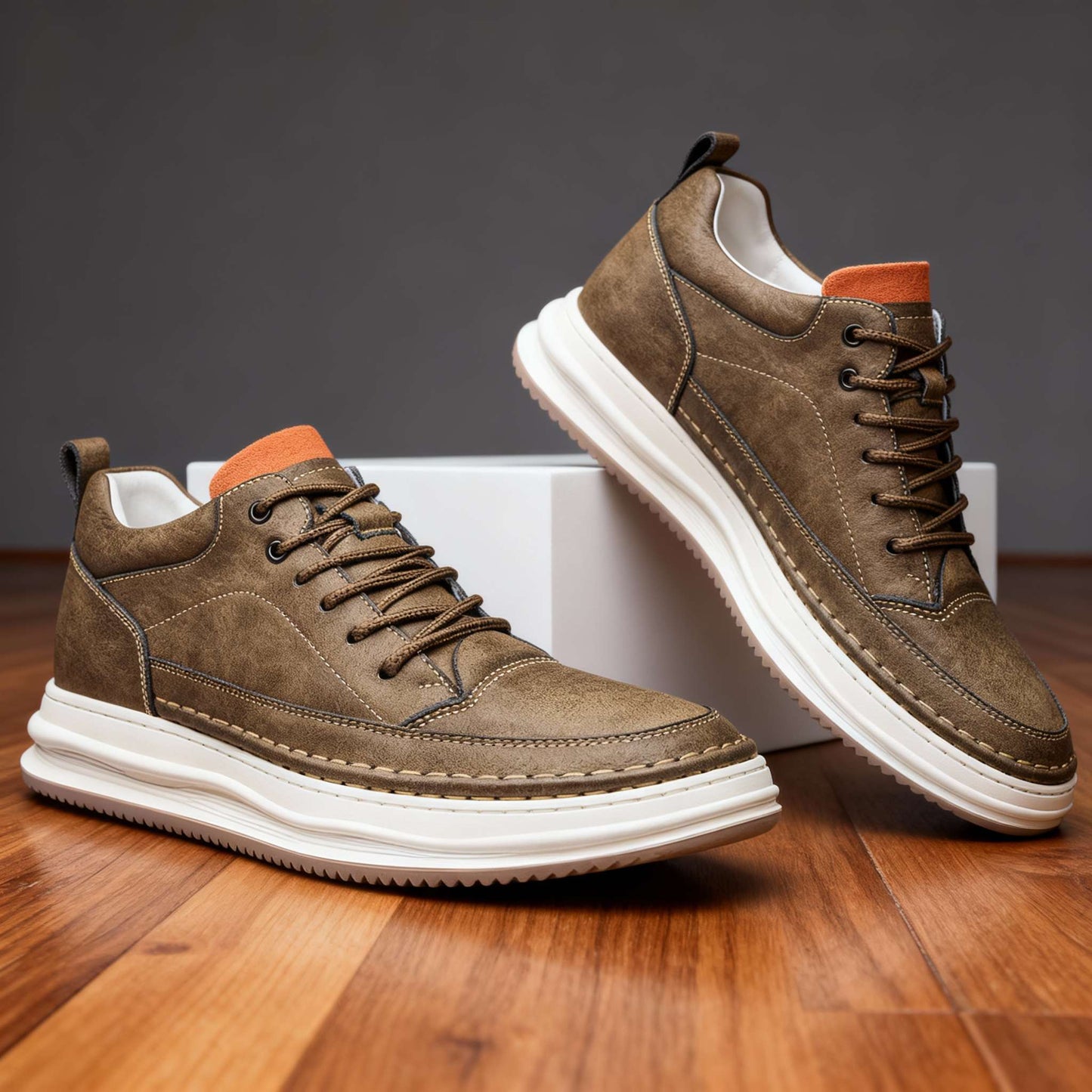 Roberto™ – Zapatillas de Cuero Sintético Premium