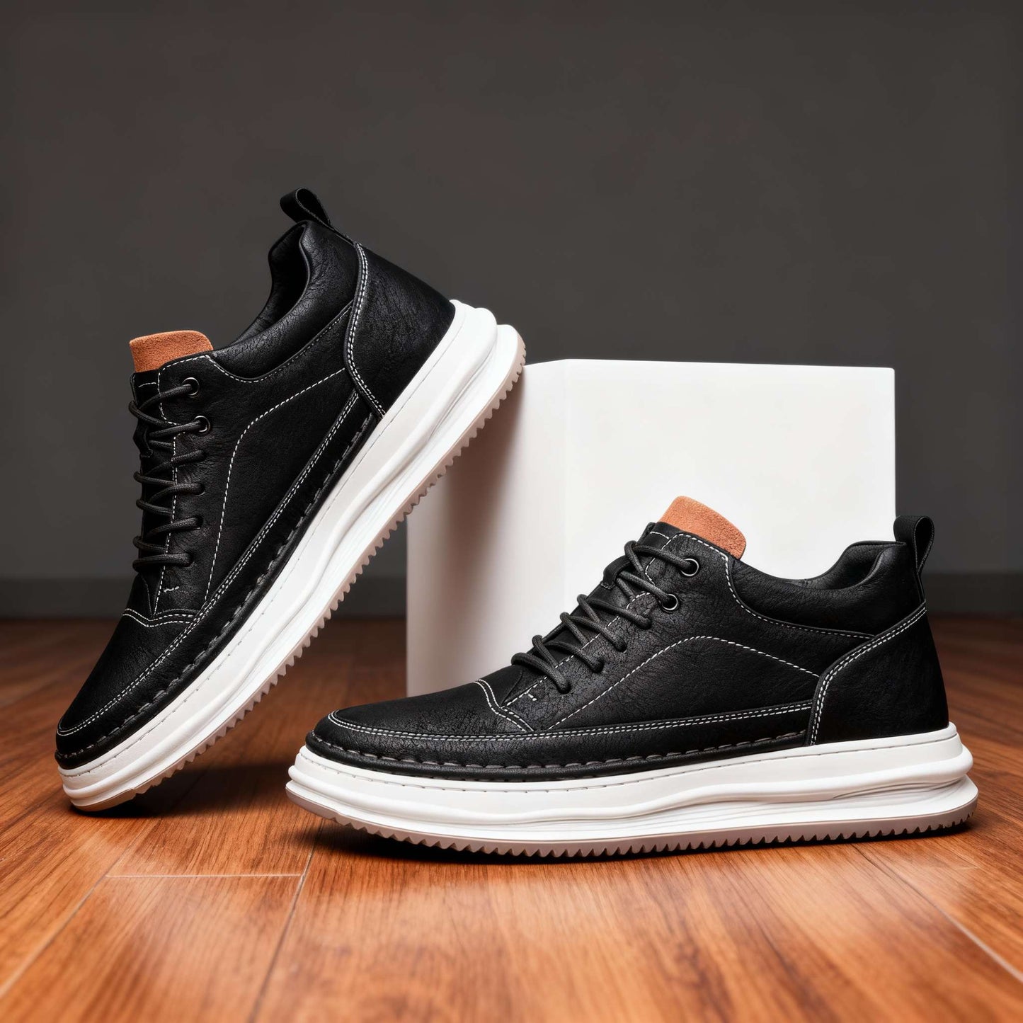 Roberto™ – Zapatillas de Cuero Sintético Premium