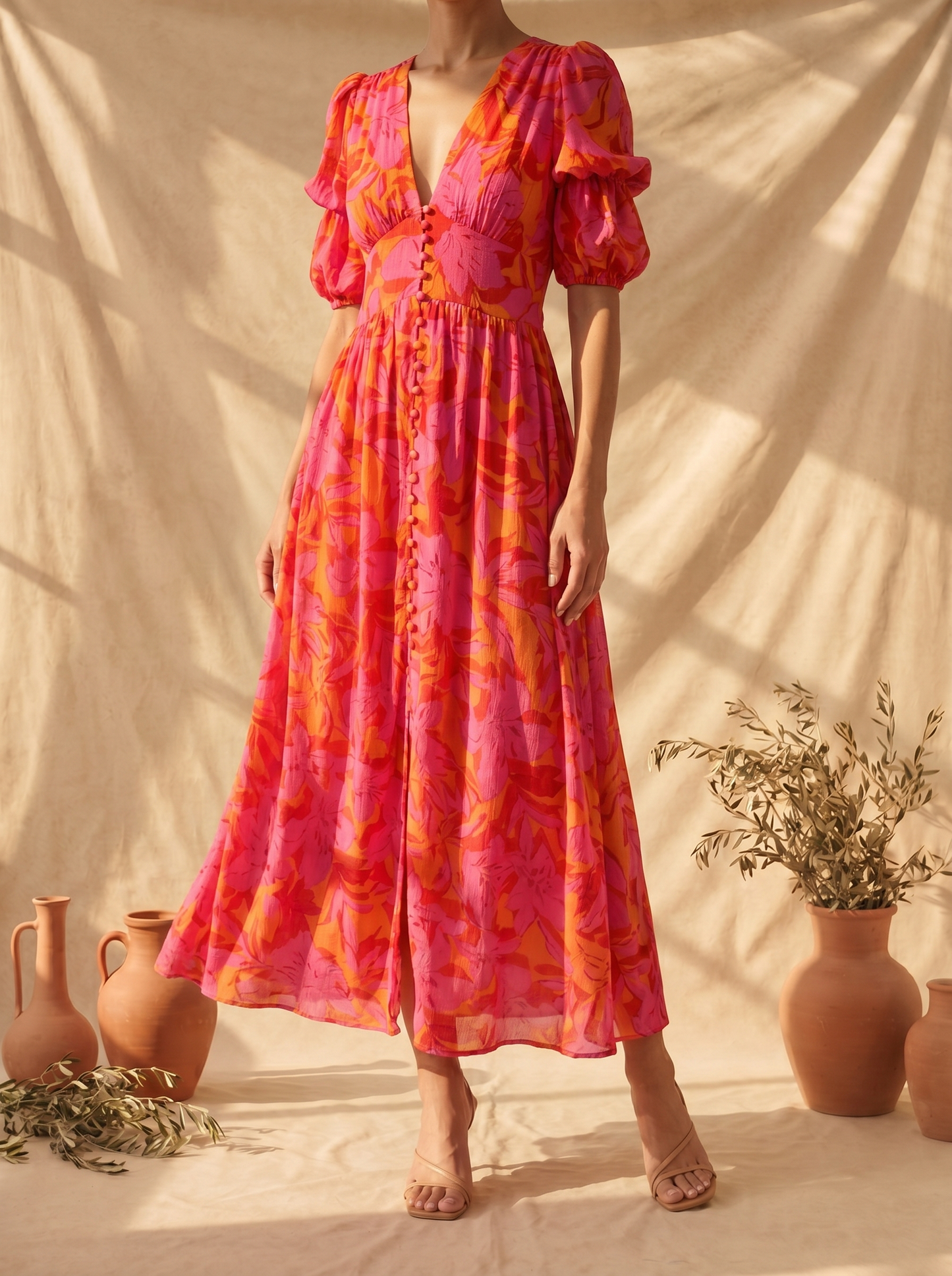 Alma™ | Maxi Vestido Resplandor Solar