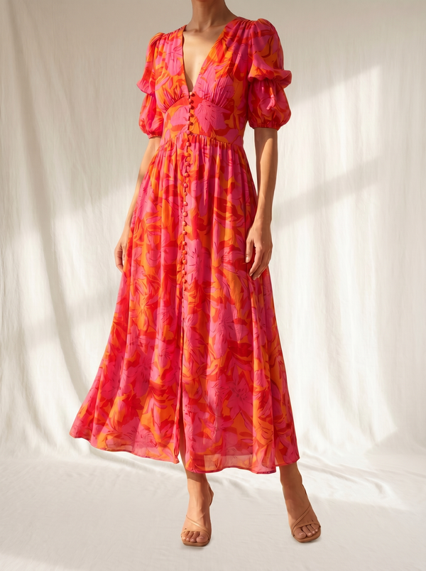 Alma™ | Maxi Vestido Resplandor Solar
