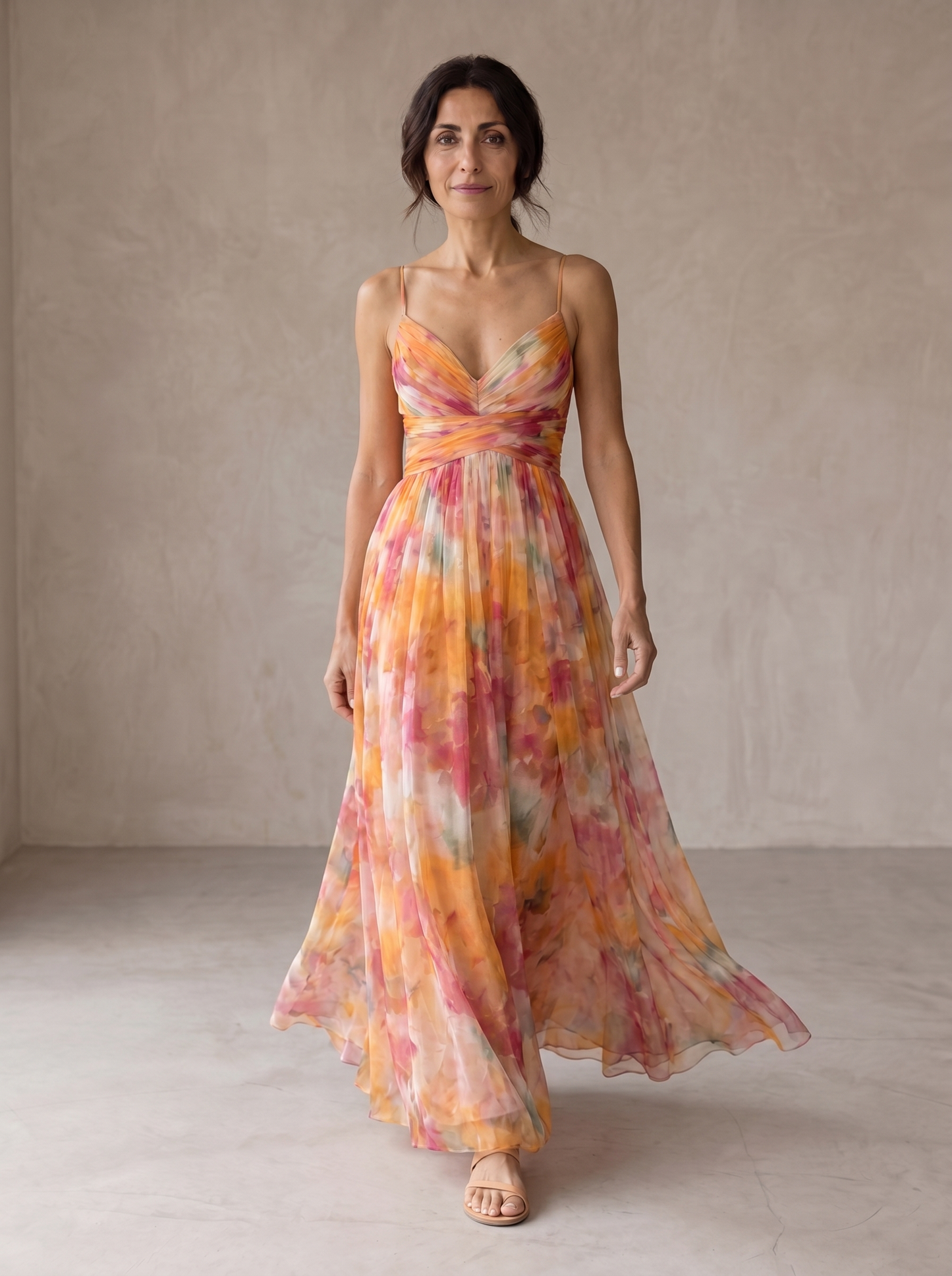 Gisela™ | Maxi Vestido Encantador con Estampado Floral