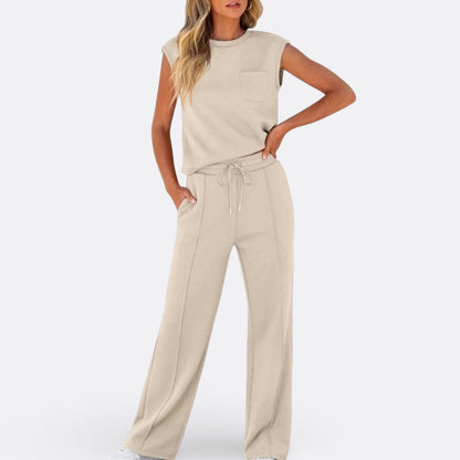 Iris - Conjunto informal de salón en tejido suave
