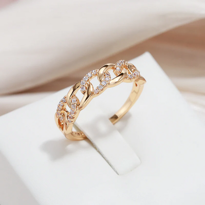 Bague en Or “Maille Chic”