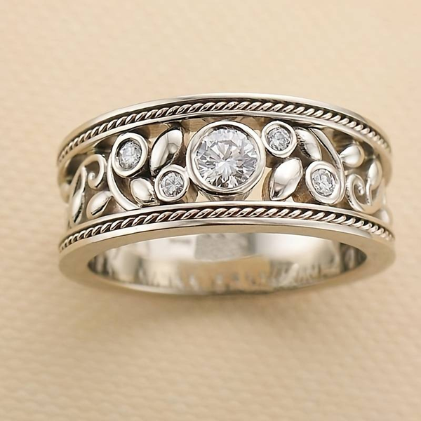 Anillo Plata Atemporal™ – Destello de Circón