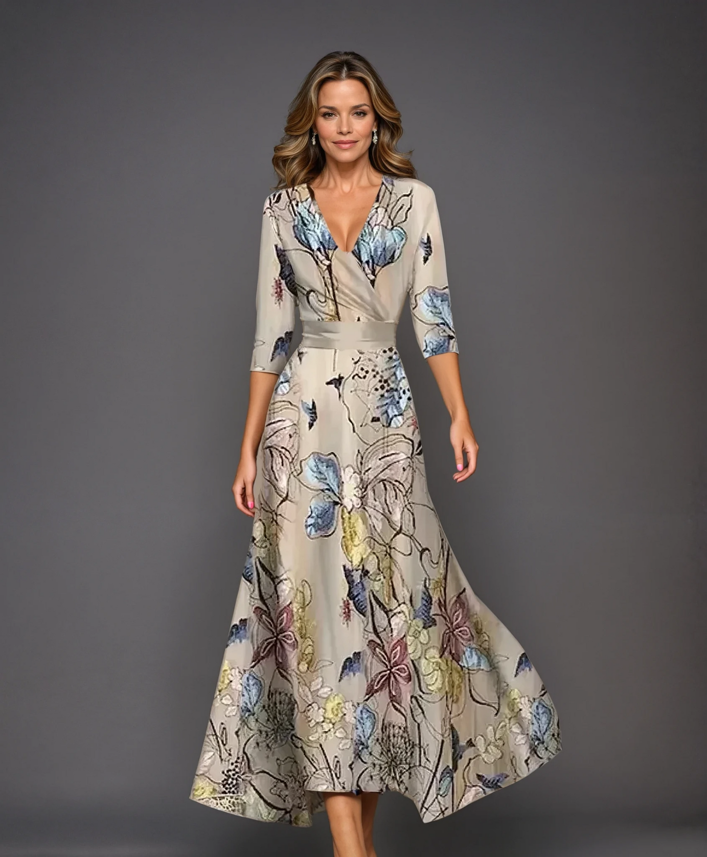 Vestido Paula™ | Detalle floral que potencia tu belleza