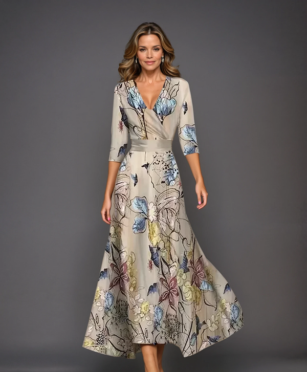 Vestido Paula™ | Detalle floral que potencia tu belleza