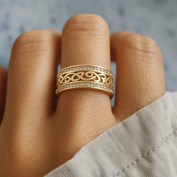 Anillo de oro Luce Vuota