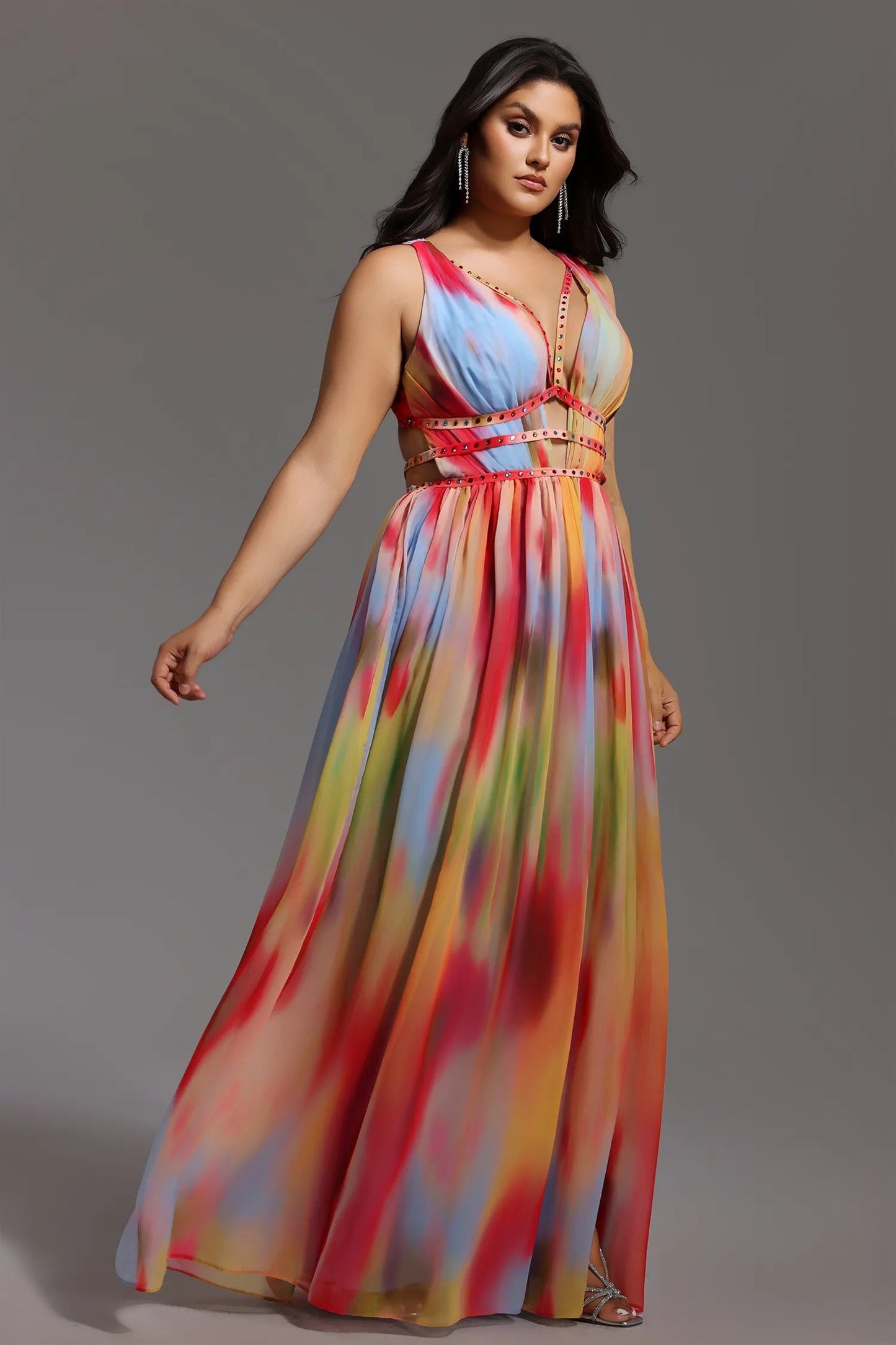 Vestido Lara™ - Vestido floral Multicolor, elegante y Fluido