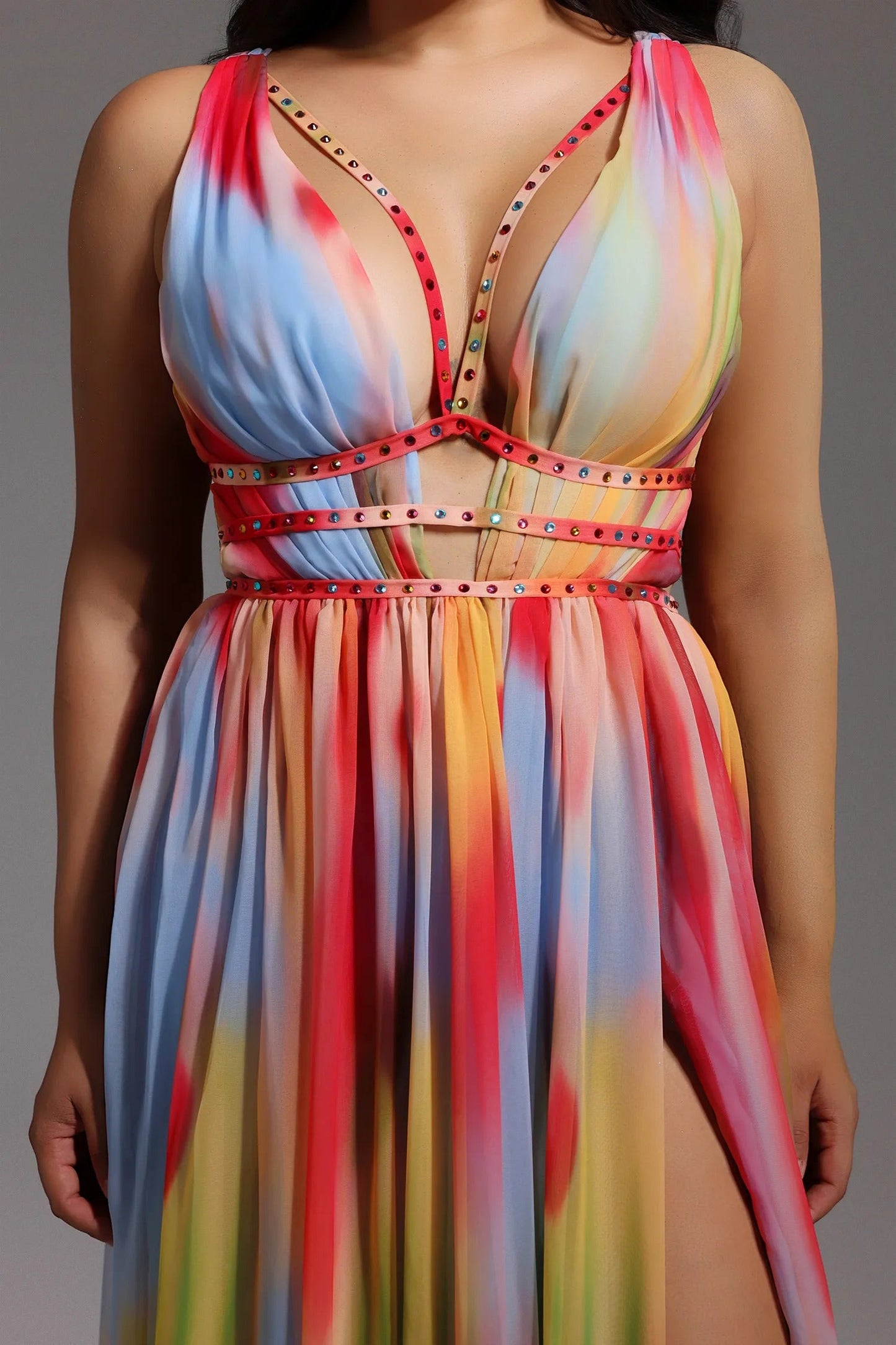 Vestido Lara™ - Vestido floral Multicolor, elegante y Fluido