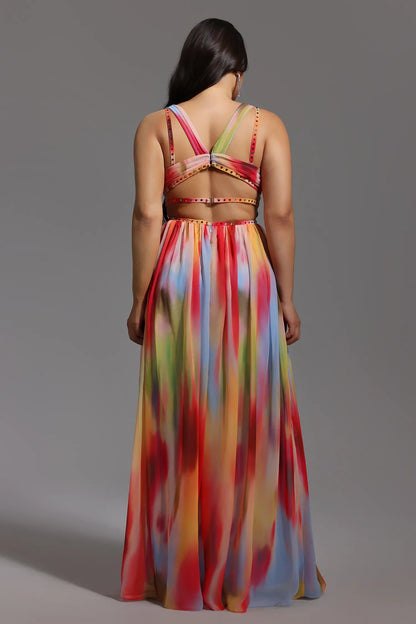 Vestido Lara™ - Vestido floral Multicolor, elegante y Fluido