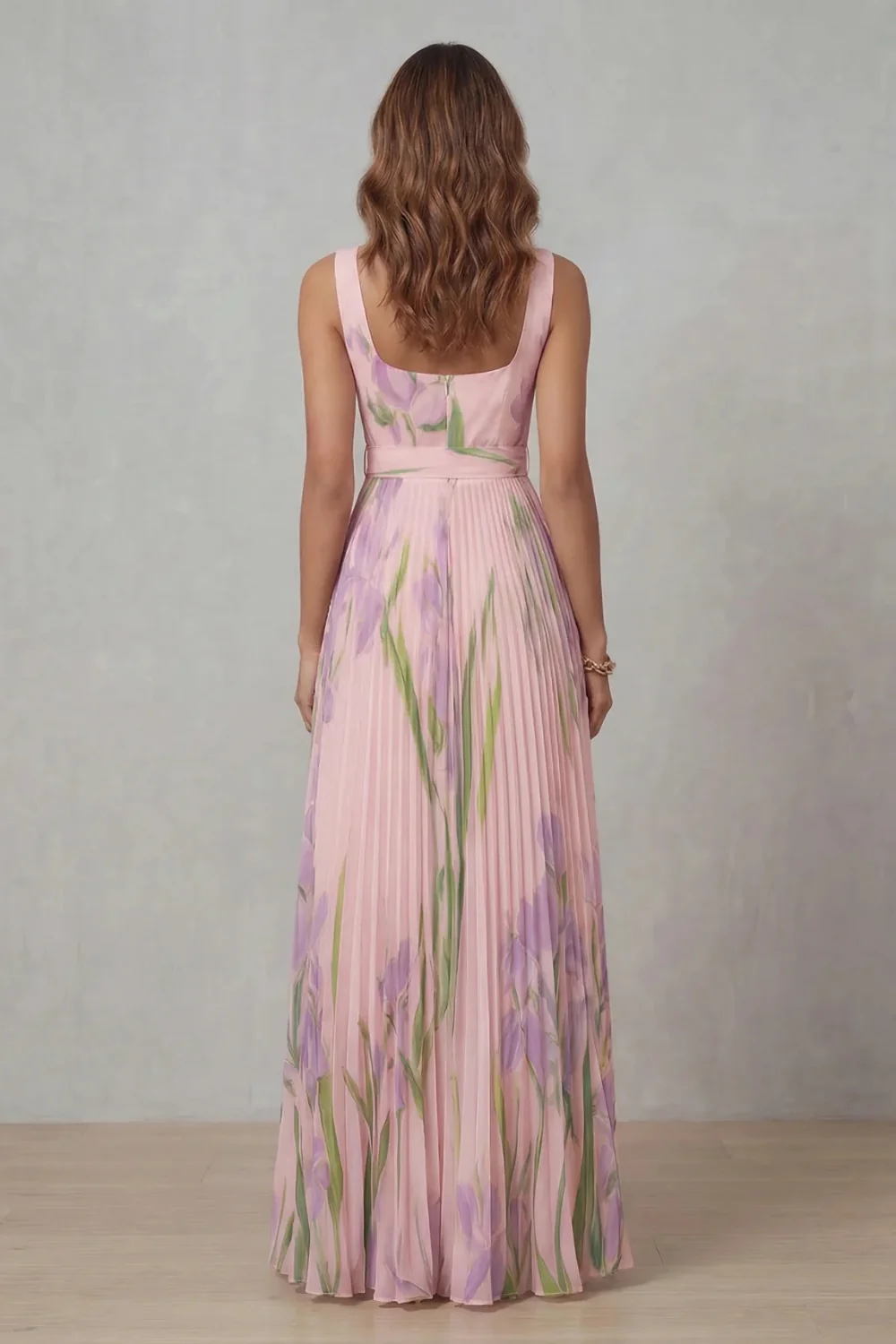 Vestido Gabriela™ | Elegancia floral con Caída Plisada