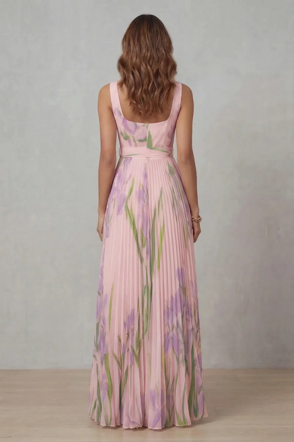 Vestido Gabriela™ | Elegancia floral con Caída Plisada