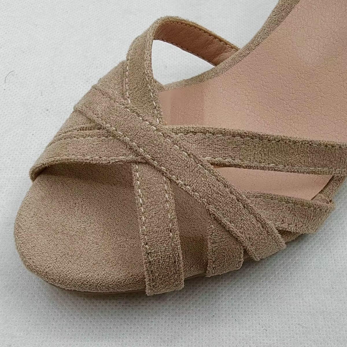 Blanca™ - Sandalias patchwork con puntera redonda y talón estrecho