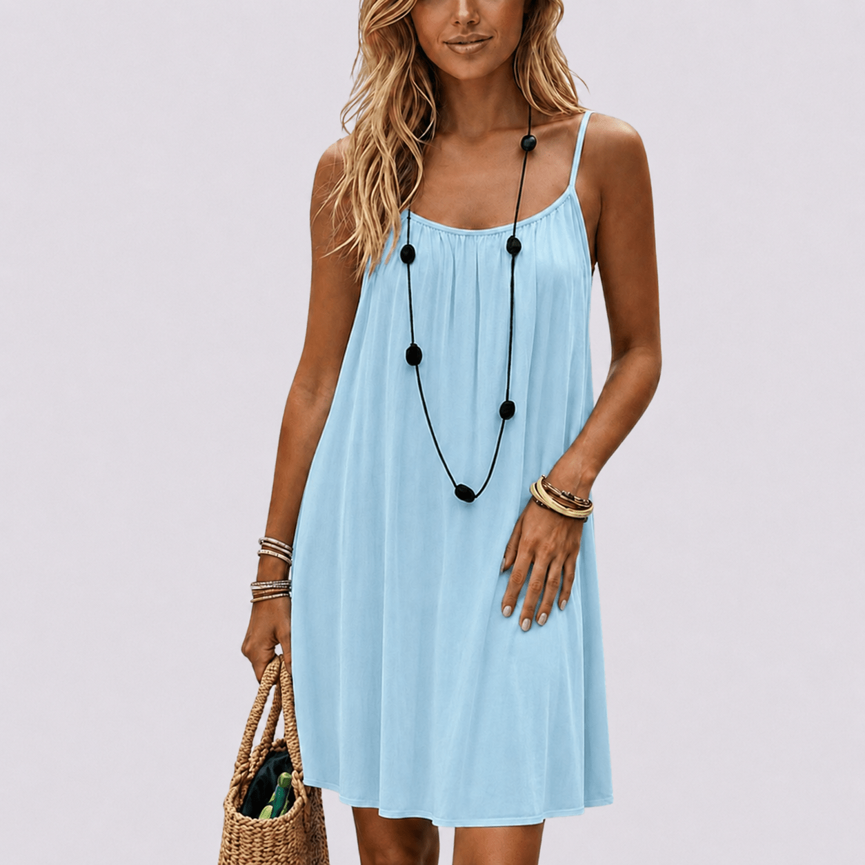 Brisa™ | Vestido fluido con espalda descubierta