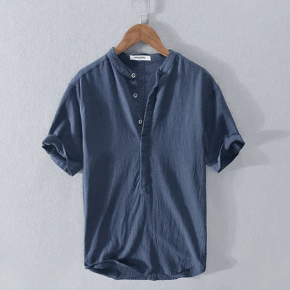 Guillermo™ - Camisa celeste con diseño limpio y exclusivo