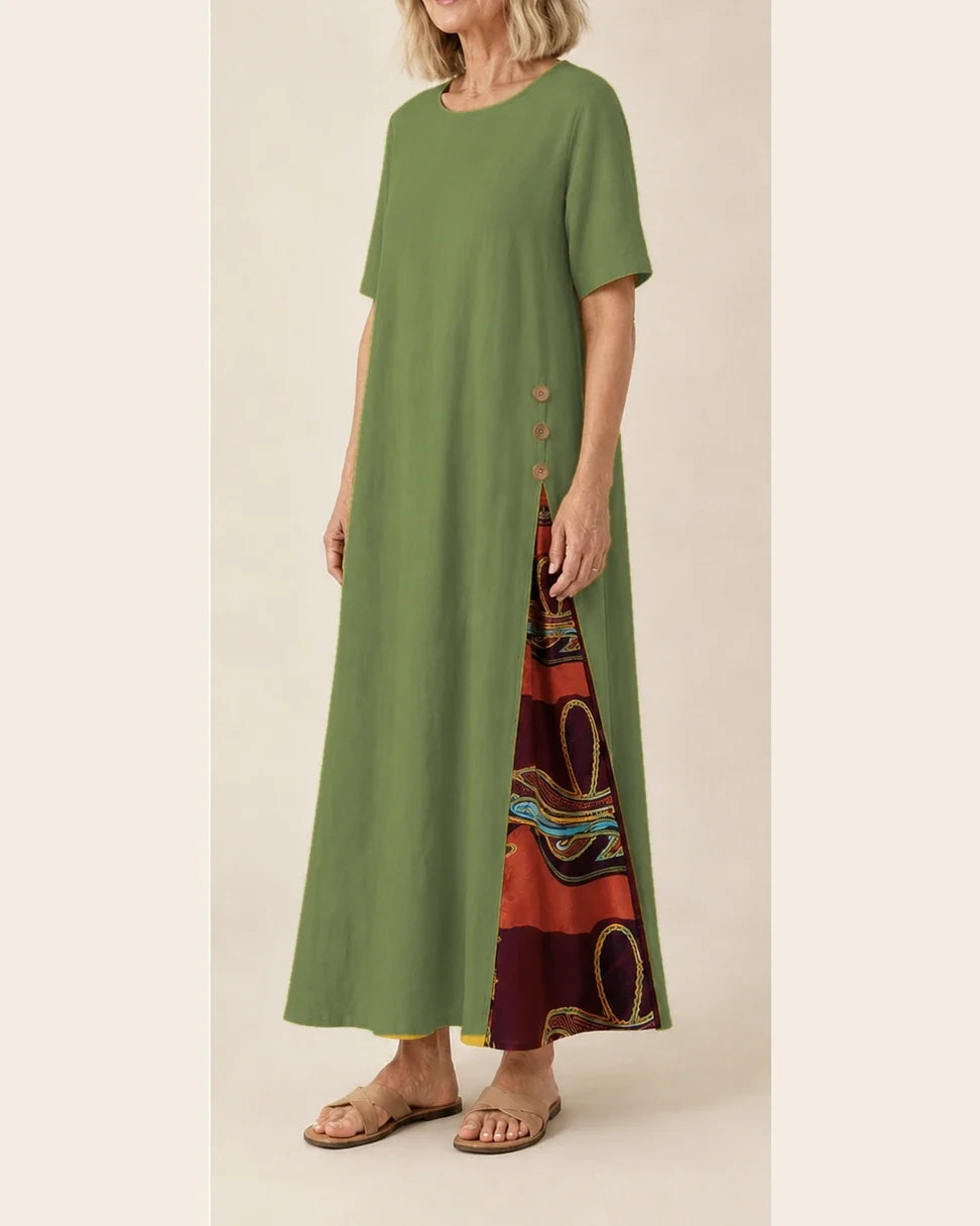 María™ | Vestido elegante y casual de lino