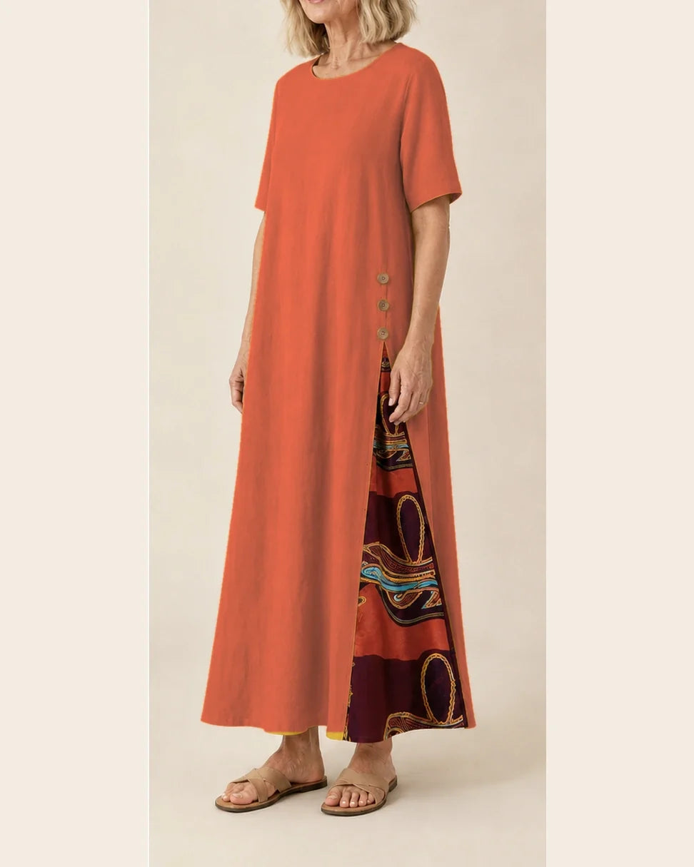 María™ | Vestido elegante y casual de lino