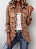 Asunción™ | Chaqueta Floral Vintage con Volantes