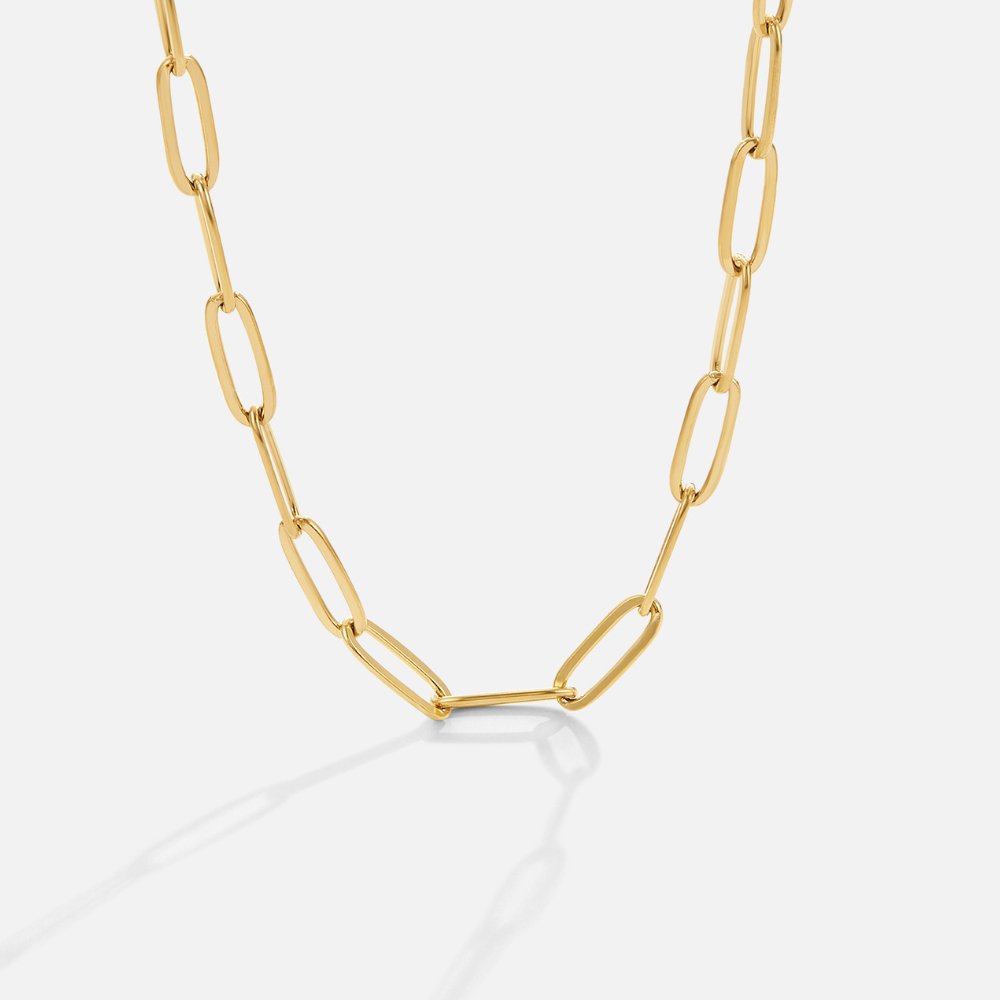 Collier à Chaîne Classique avec Clip