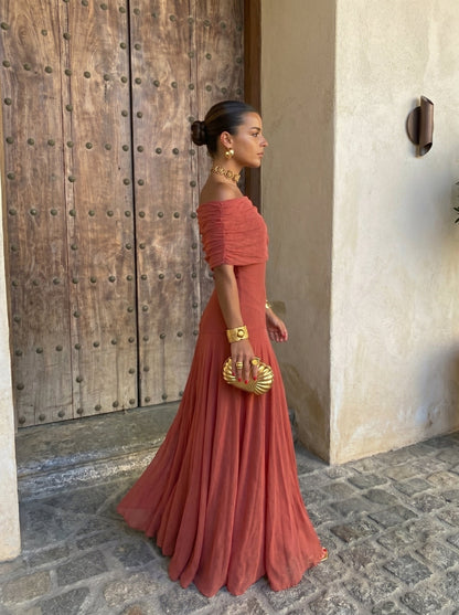 Vestido Elegante Simba en Tul de Seda