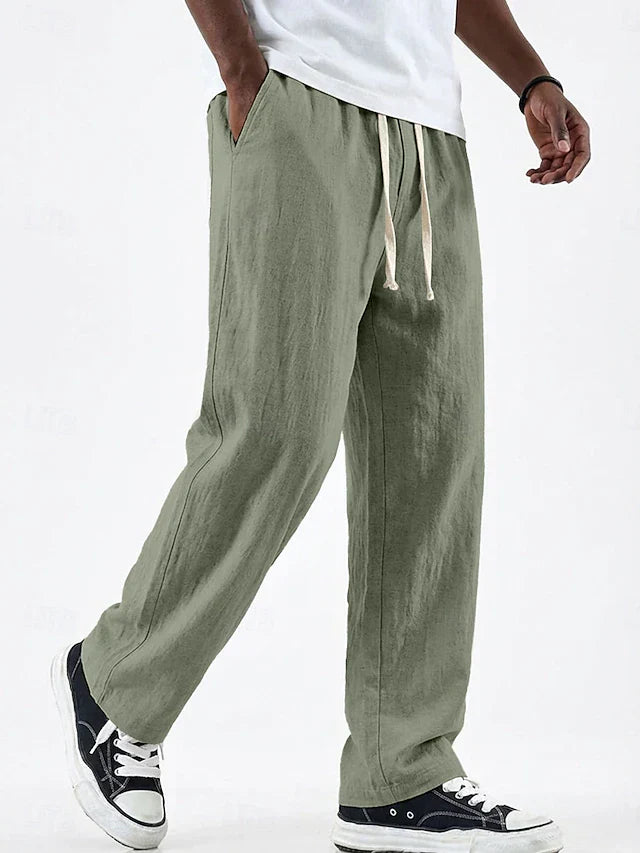 Julián™ - Pantalón wide leg moderno con acabado refinado