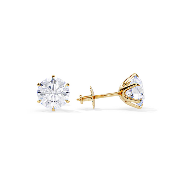 Pendientes Chic en Oro Blanco Tera