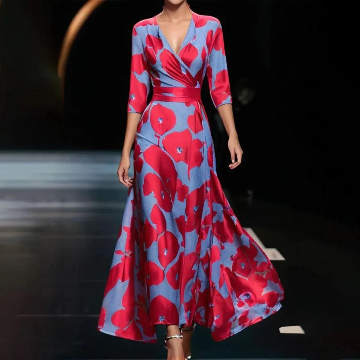 Vestido Paula™ | Detalle floral que potencia tu belleza