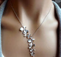 Collier en Argent Intemporel avec Pendentif Floral