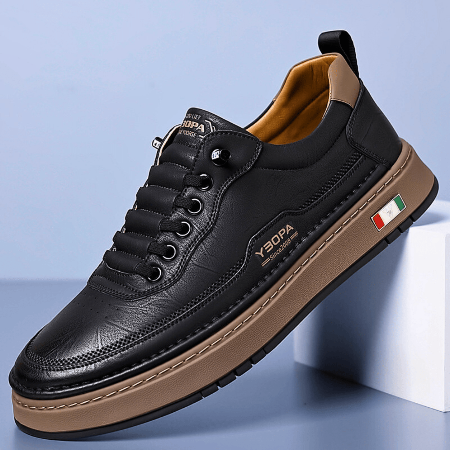 Bellano™ | Zapatillas de Cuero Clásicas